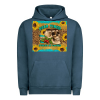 Pigment Midnight Navy dead tired fueled by coffee Urban Hoodie - Artiststas