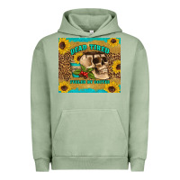 Pigment Oil Green dead tired fueled by coffee Urban Hoodie - Artiststas