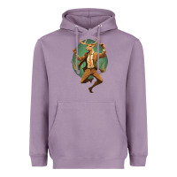 Lavender happy deer Heavyweight Hoodie - Unal Design