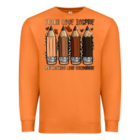 Carrot teach love inspire motivation lead encourage Premium Sweatshirt - Zillion Design Studio