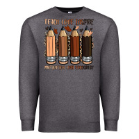 Charcoal Heather teach love inspire motivation lead encourage Premium Sweatshirt - Zillion Design Studio