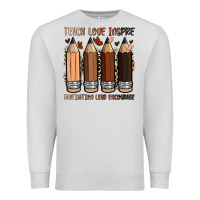 Dove Grey teach love inspire motivation lead encourage Premium Sweatshirt - Zillion Design Studio