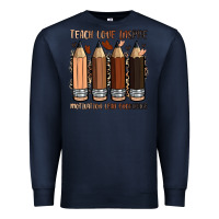 Navy teach love inspire motivation lead encourage Premium Sweatshirt - Zillion Design Studio