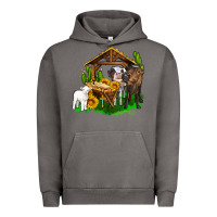 Pigment Tornado jesus holy night cows and sunflowers Urban Hoodie - AdoDesignShop