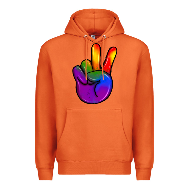Pride Peace Hand Premium Hoodie by JahusDesignShop | Teevron