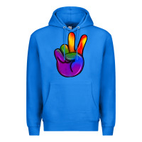 True Royal pride peace hand Premium Hoodie - JahusDesignShop