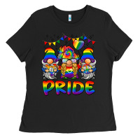 Black pride gnome Ladies Tee - BarkalooDesign