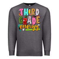 Charcoal Heather third grade energy Premium Sweatshirt - texasbilliewilder