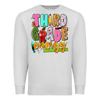 Dove Grey third grade energy Premium Sweatshirt - texasbilliewilder