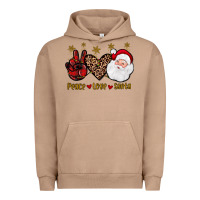 Peace Love Santa Urban Hoodie | Teevron