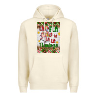 Sandshell christmas fla la la la la la flamingo air freshener Premium Hoodie - Artiststas