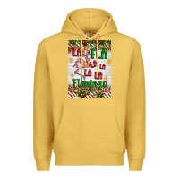 Antique Gold christmas fla la la la la la flamingo air freshener Premium Hoodie - Artiststas