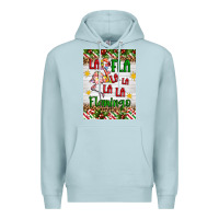 Blue Mist christmas fla la la la la la flamingo air freshener Premium Hoodie - Artiststas