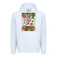 Christmas Fla La La La La La Flamingo Air Freshener Premium Hoodie | Teevron