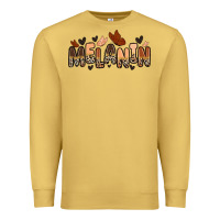 Antique Gold melanin butterfly Premium Sweatshirt - Zillion Design Studio