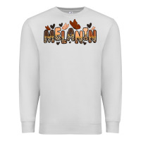 Dove Grey melanin butterfly Premium Sweatshirt - Zillion Design Studio