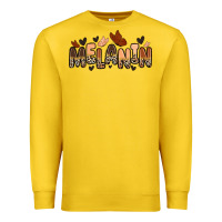 Lemon melanin butterfly Premium Sweatshirt - Zillion Design Studio