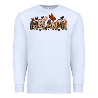 White melanin butterfly Premium Sweatshirt - Zillion Design Studio