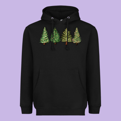 Heavyweight Hoodie christmas trees