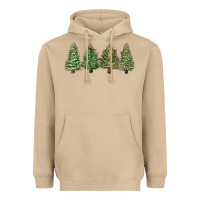 Mushroom christmas trees Heavyweight Hoodie - MaliasSmallBusiness