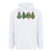 White christmas trees Heavyweight Hoodie - MaliasSmallBusiness