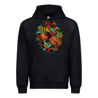 Black aztec rodeo cowboy christmas Urban Hoodie - JahusDesignShop