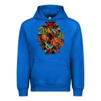 Cobalt aztec rodeo cowboy christmas Urban Hoodie - JahusDesignShop