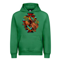 Emerald aztec rodeo cowboy christmas Urban Hoodie - JahusDesignShop