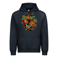Navy aztec rodeo cowboy christmas Urban Hoodie - JahusDesignShop