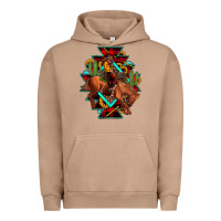 Pigment Burro aztec rodeo cowboy christmas Urban Hoodie - JahusDesignShop