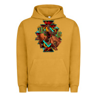 Pigment Peanut Butter aztec rodeo cowboy christmas Urban Hoodie - JahusDesignShop