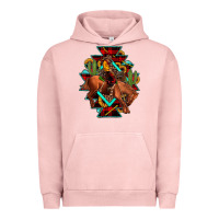 Pigment Salmon aztec rodeo cowboy christmas Urban Hoodie - JahusDesignShop