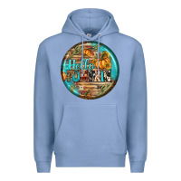 Colony Blue hello pumpkin earrings Premium Hoodie - BundleAndBundleShop