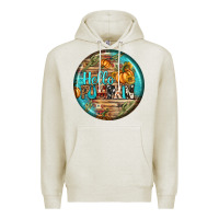 Oatmeal Heather hello pumpkin earrings Premium Hoodie - BundleAndBundleShop