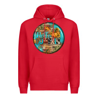 Red hello pumpkin earrings Premium Hoodie - BundleAndBundleShop
