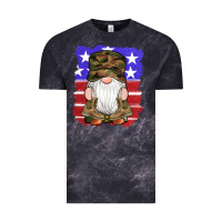 Cloud Black military gnomes boots american flag Vintage Tee - Artiststas