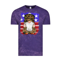 Cloud Purple military gnomes boots american flag Vintage Tee - Artiststas