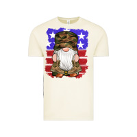 Vintage Arctic military gnomes boots american flag Vintage Tee - Artiststas