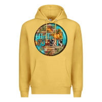 Antique Gold hello pumpkin earrings Premium Hoodie - BundleAndBundleShop