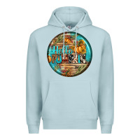 Blue Mist hello pumpkin earrings Premium Hoodie - BundleAndBundleShop