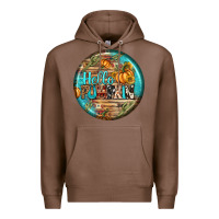 Chestnut hello pumpkin earrings Premium Hoodie - BundleAndBundleShop