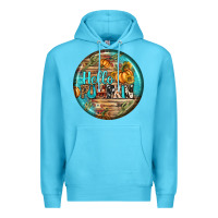 Ocean Blue hello pumpkin earrings Premium Hoodie - BundleAndBundleShop