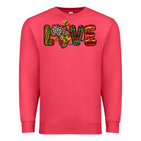 Cardinal love africa map Premium Sweatshirt - Zillion Design Studio