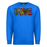 True Royal love africa map Premium Sweatshirt - Zillion Design Studio
