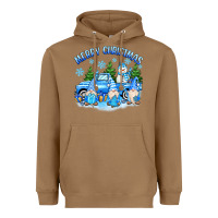 Toasted Coconut merry christmas snowman gnomes truck Heavyweight Hoodie - MaliasSmallBusiness