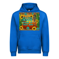 Cobalt don't think jesus done it that way western skeleton cactus Urban Hoodie - Artiststas