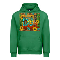 Emerald don't think jesus done it that way western skeleton cactus Urban Hoodie - Artiststas