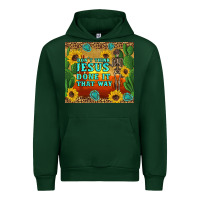 Forest Green don't think jesus done it that way western skeleton cactus Urban Hoodie - Artiststas