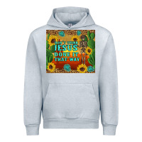 Heather Grey don't think jesus done it that way western skeleton cactus Urban Hoodie - Artiststas