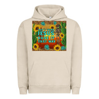 Pigment French Oak don't think jesus done it that way western skeleton cactus Urban Hoodie - Artiststas